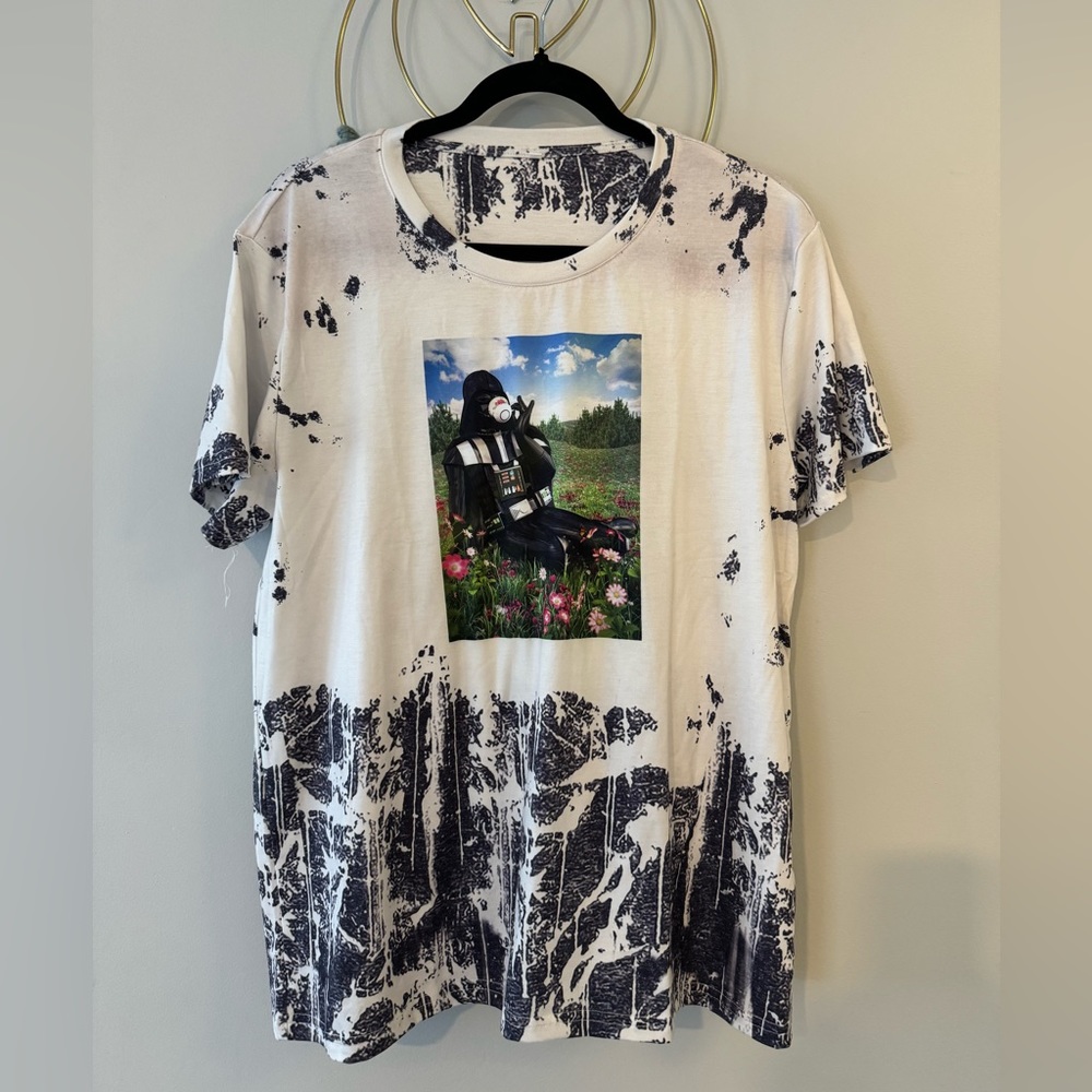 Darth Vader drinking tea shirt XL
